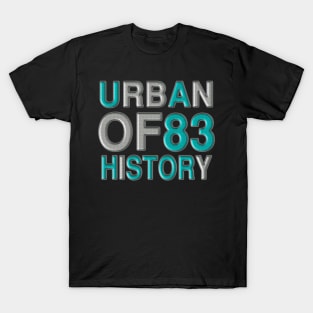 URBAN OF 83 HISORY 3D Style UNISEX T-Shirt